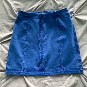 Free People Modern Femme Denim Mini Skirt